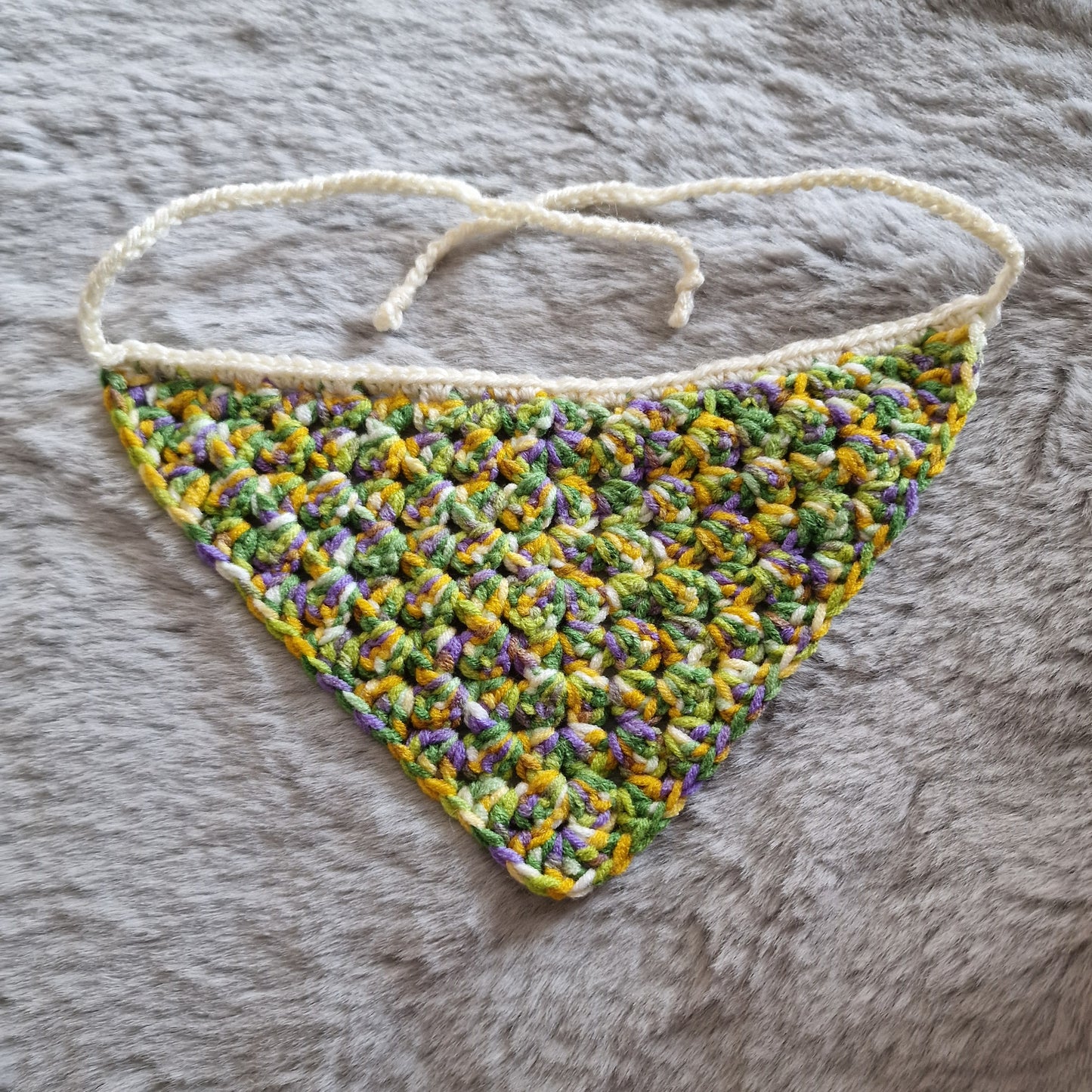 Wild Flowers Crochet Bandana