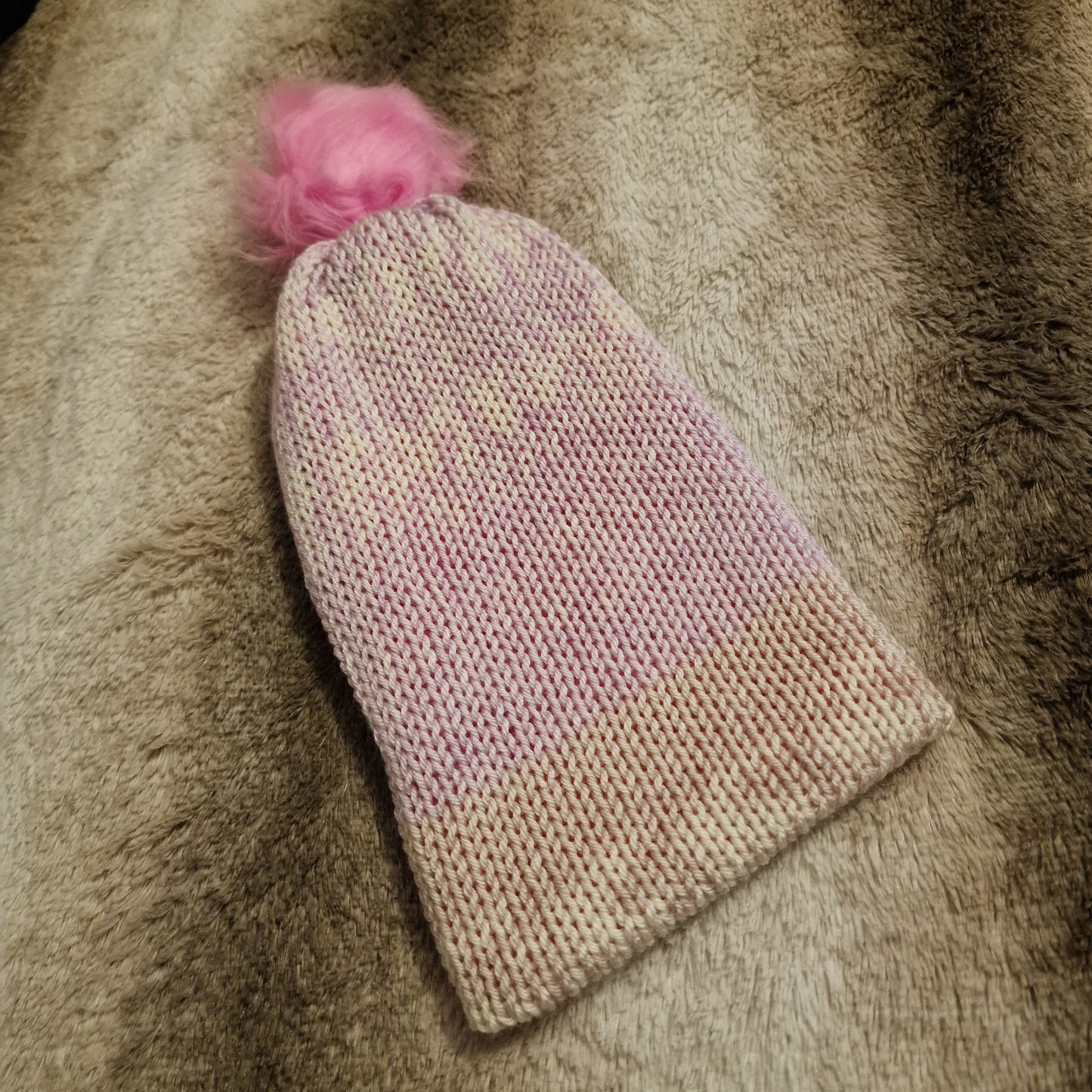 Pink Christmas Bobble Hats