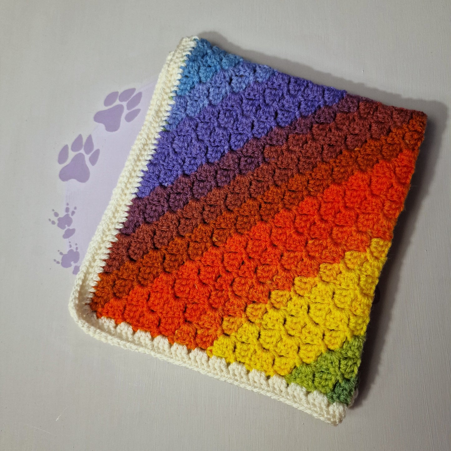 Rainbow Lap Blanket