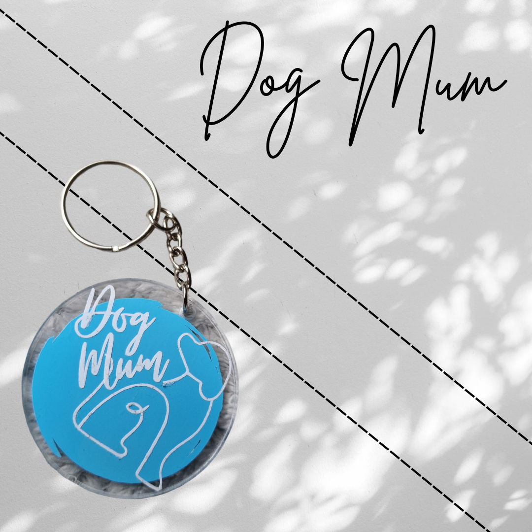 Dog Mum Keyring