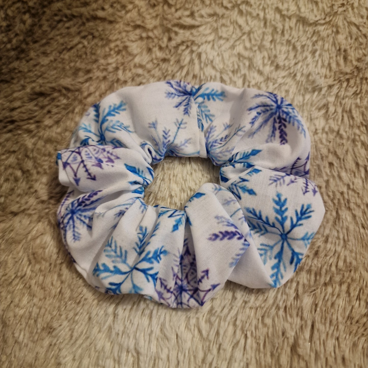 Snowflake Scrunchie