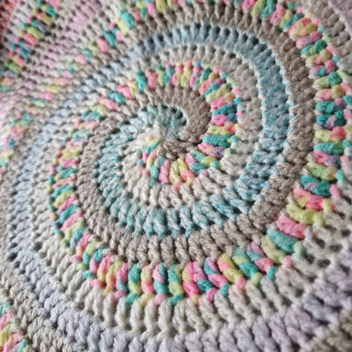 Pastel Spiral Pet Blanket