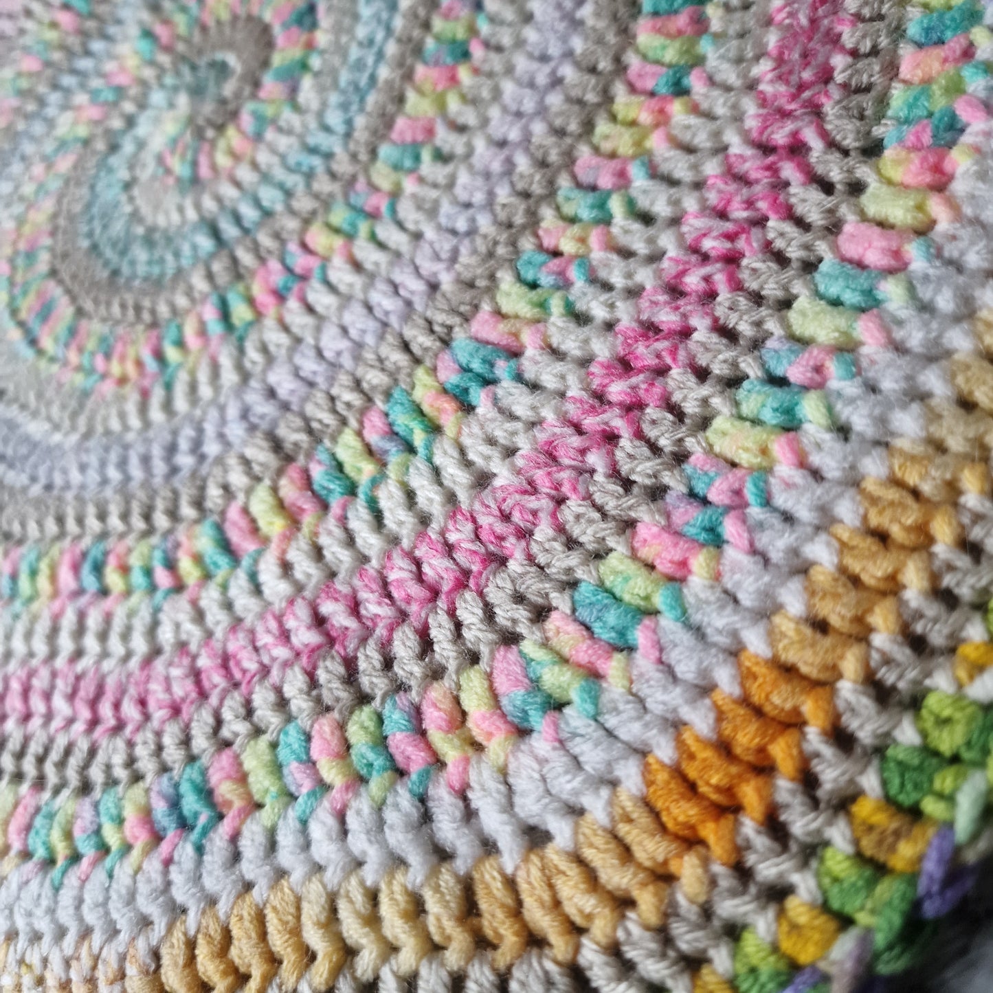 Pastel Spiral Pet Blanket