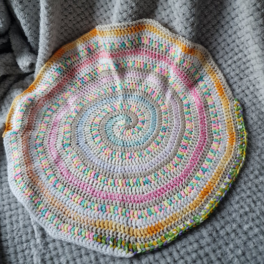 Pastel Spiral Pet Blanket