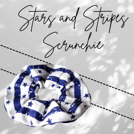 Stars and Stripes Scrunchie